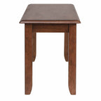 Sunset Trading Brook 42" Amish Brown | Solid Wood Dining Bench