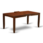 East West Furniture LYFD5-ESP-W Lynfield 5 Piece Dinette Set for 4 Includes a Rectangle Table with Butterfly Leaf and 4 Dining Room Chairs, 36x66 Inch