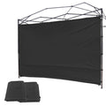 Canopy Sunwall, Instant Canopy Sunwall 10Ft X10Ft, Sidewall For Pop Up Canopy Tent, 2 Pack Sidewalls Only,Black