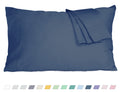 Cotton Pillow Cases Standard Size, 20 By 30 Inches Queen Pillowcases, Blue Pillow Cases Set Of 2, Pillow Cases Queen Cotton Perc