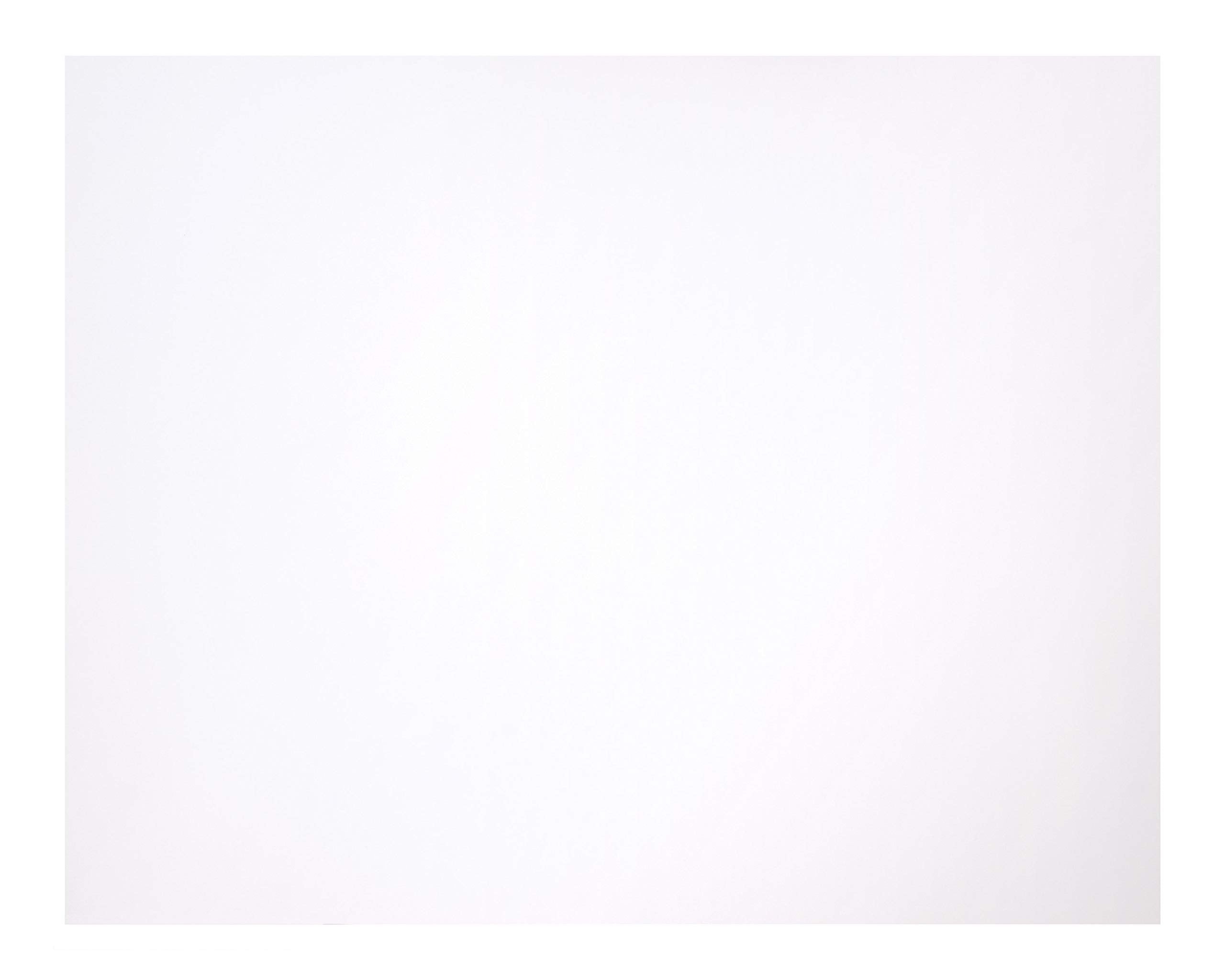 UCreate Coated Poster Board, White 14 pt., w/UPC Labels, 22 x 28, 50 Sheets