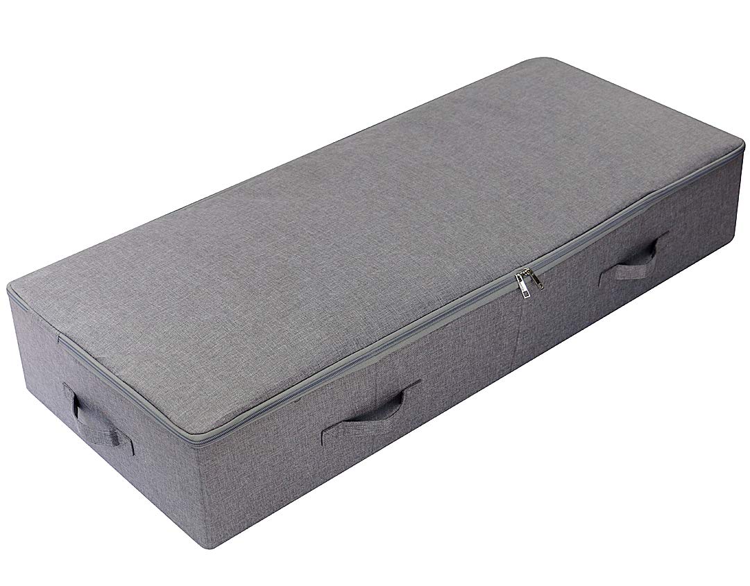 iwill CREATE PRO 39.4X16.9X7 Under bed Shoes Storage Organizer Containers with Lid, Dust proof & Breathable, Durable Plastic Boa