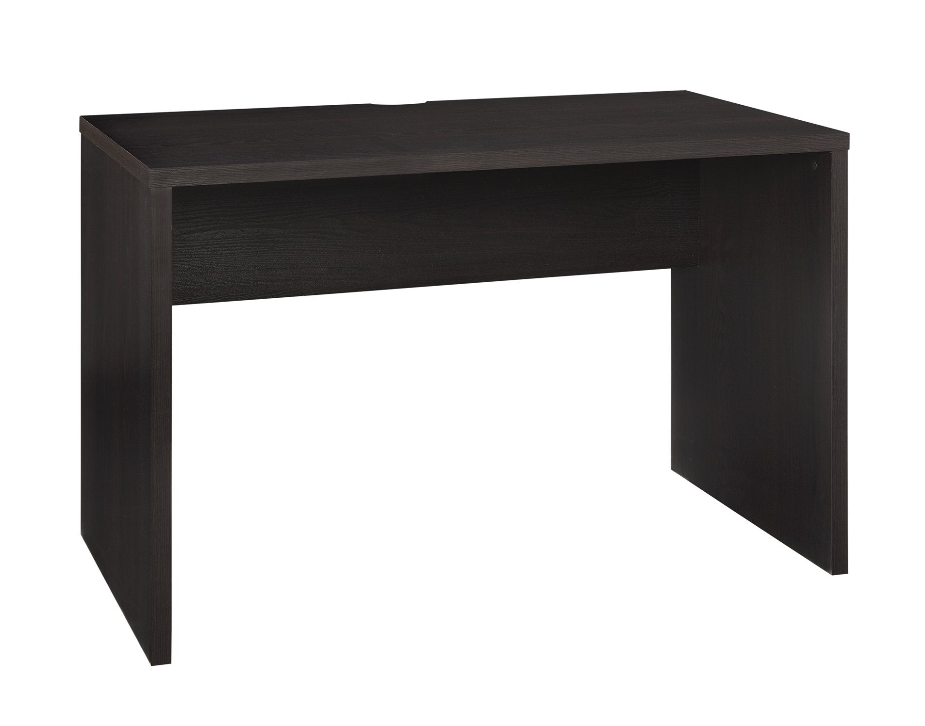 ClosetMaid 43.8 in. W Home Office Desk for Computer, Laptop, Writing, Study with Modern, Simple Style, Black Walnut Wood Finish
