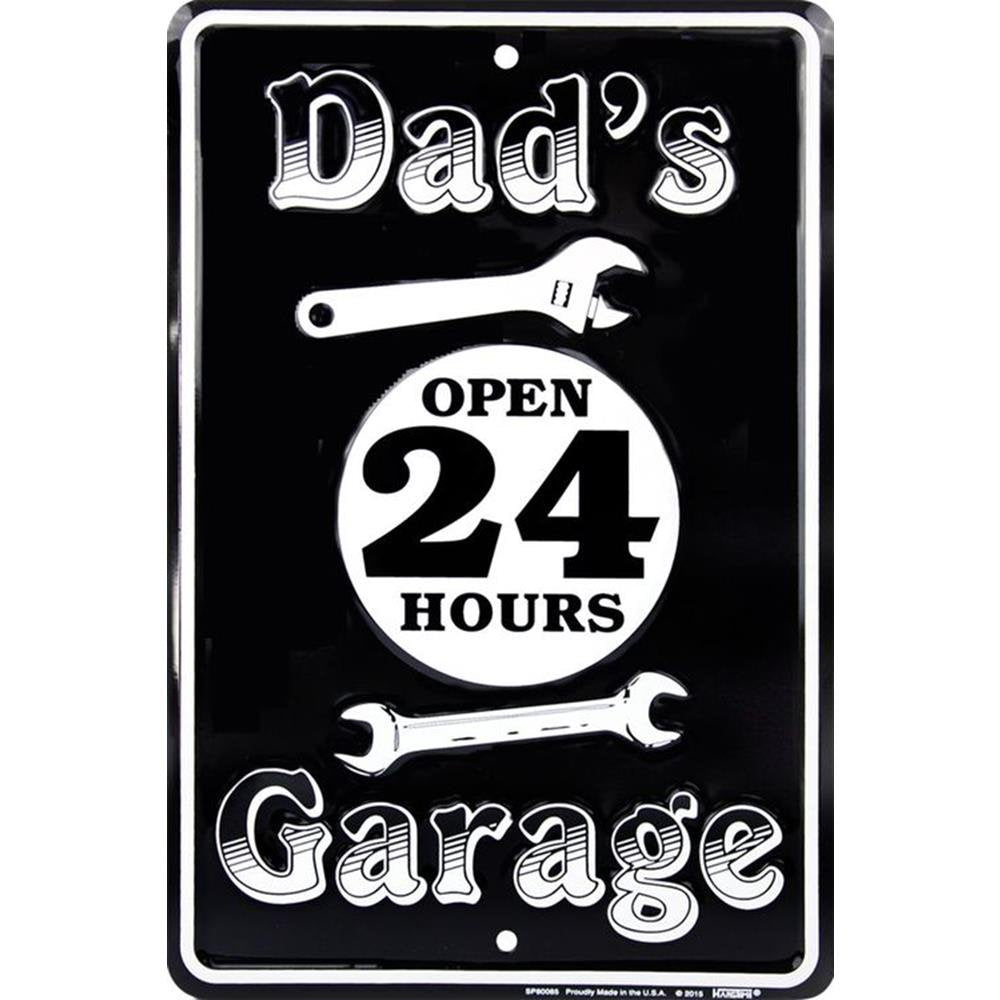 Signs 4 Fun SPSAG3 Dad's Garage Small Parking Sign