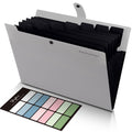 Skydue Accordion File Organizer, 8 Pockets Expanding File Folders, Portable Document Paper Organizer, Home College School Office