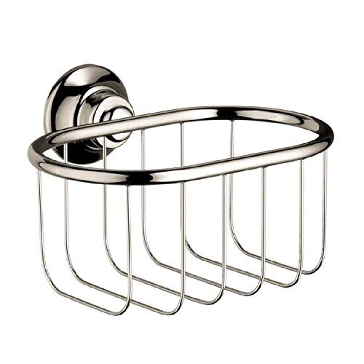 AXOR Shower Basket 160/101 Easy Install 4-inch Classic Accessories in Polished Nickel, 42065830