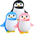 RZone STORE Penguin Shaped Wall Mounted Holder, Self Adhesive Storage Organizer for Bathroom, Toothbrush and Brush Stand,Multipu