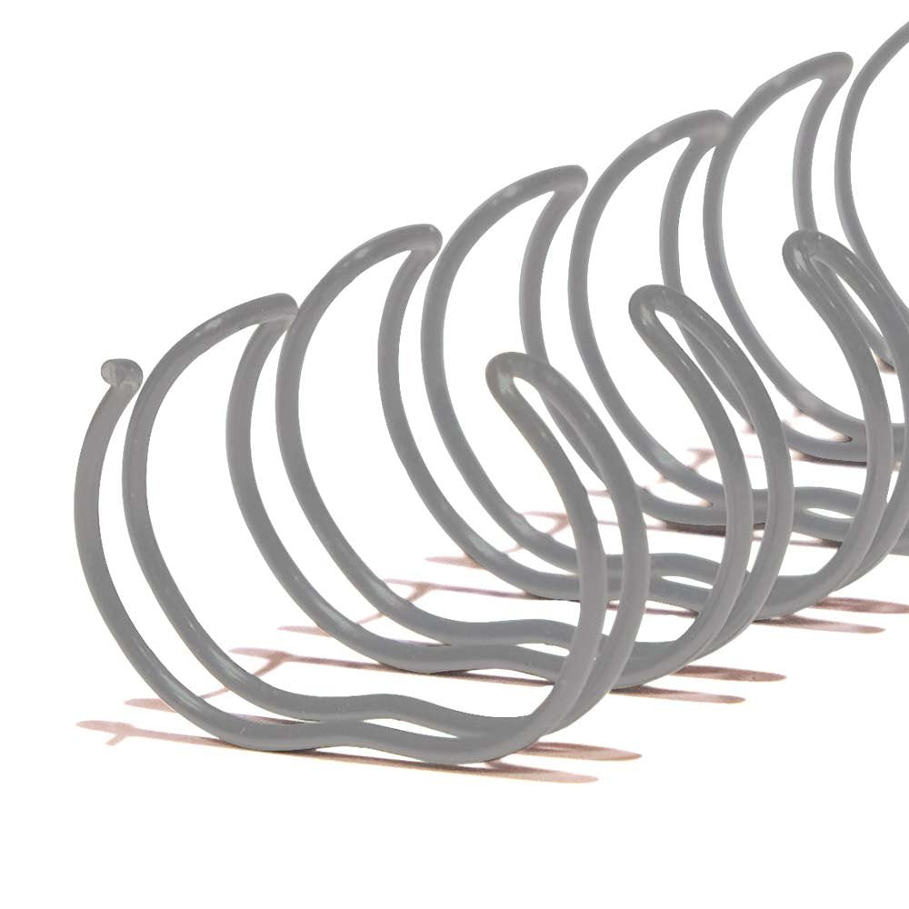 Trubind 10Mm (3/8 In.) Double Loop Binding Spines | 11 In. Length For Letter Size Or Smaller Projects | 3:1 Pitch | 60 Sheet Bin