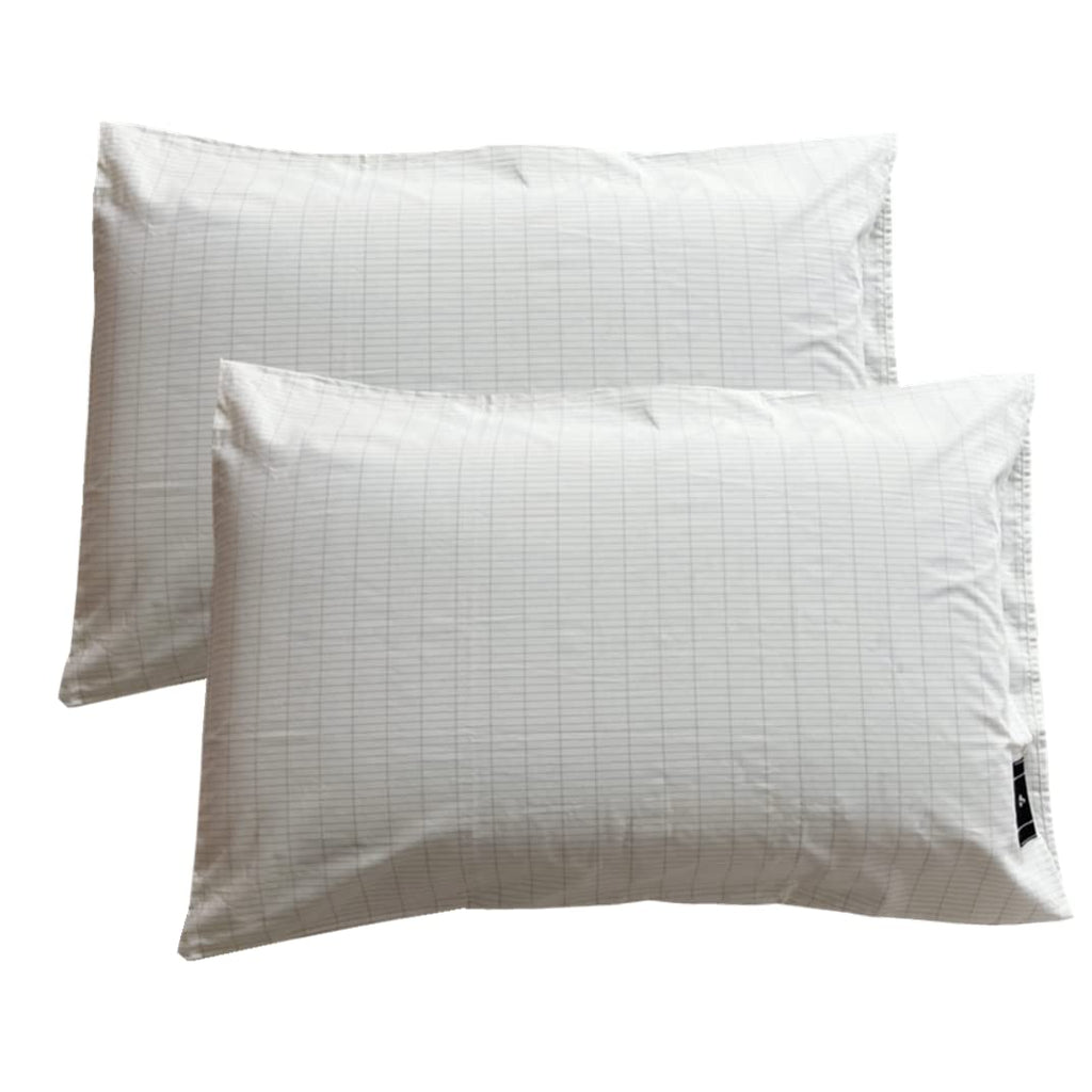 2Pcs Grounding Pillowcase King Conductive Silver Fiber Grounding Pillow Cover With 15Ft Grounding Cord Soft Safe For Better Slee