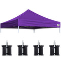 Eurmax Usa New 10X10 Pop Up Canopy Replacement Canopy Tent Top Cover, Instant Ez Canopy Top Cover Only, Choose 30 Colors,Bonus 4