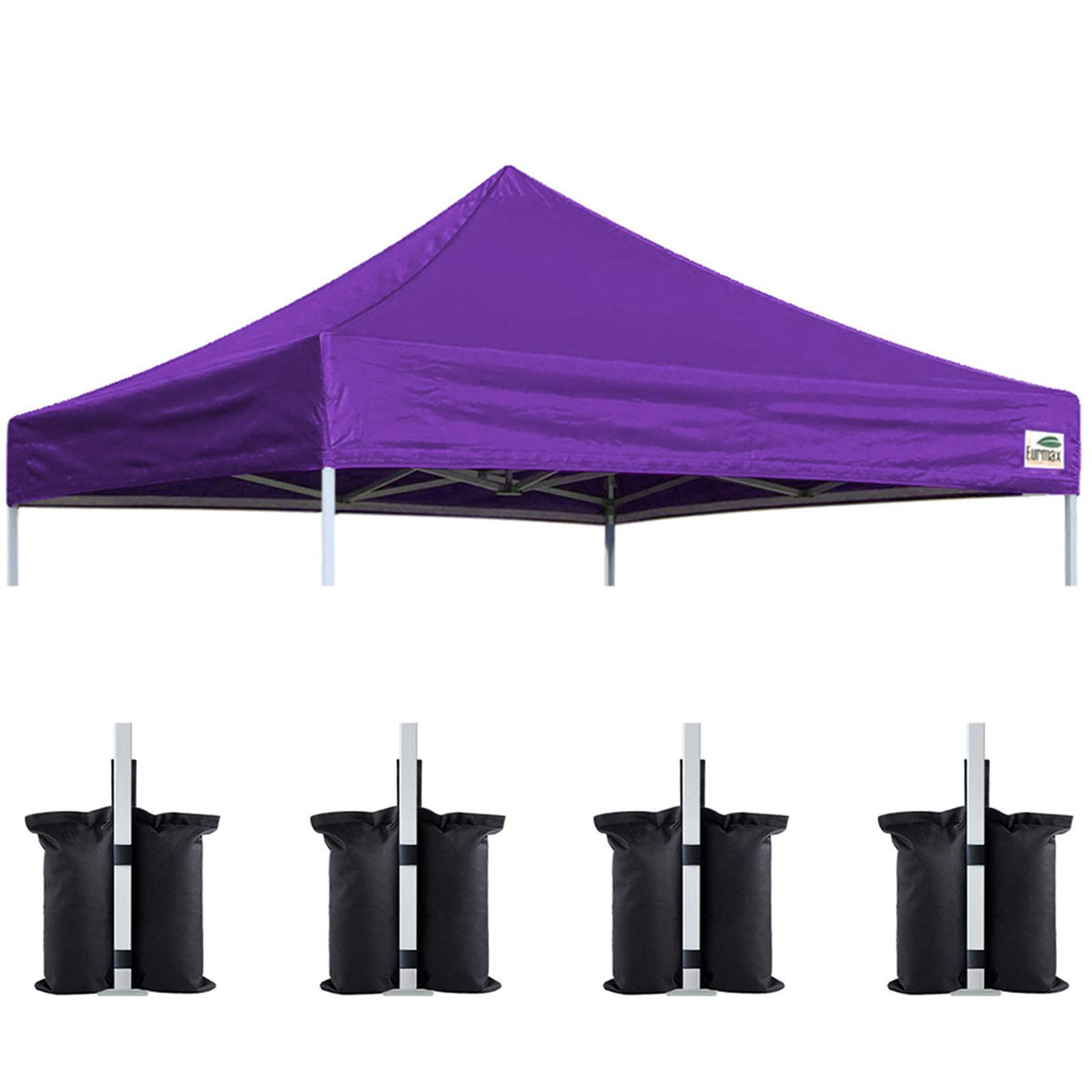 Eurmax Usa New 10X10 Pop Up Canopy Replacement Canopy Tent Top Cover, Instant Ez Canopy Top Cover Only, Choose 30 Colors,Bonus 4