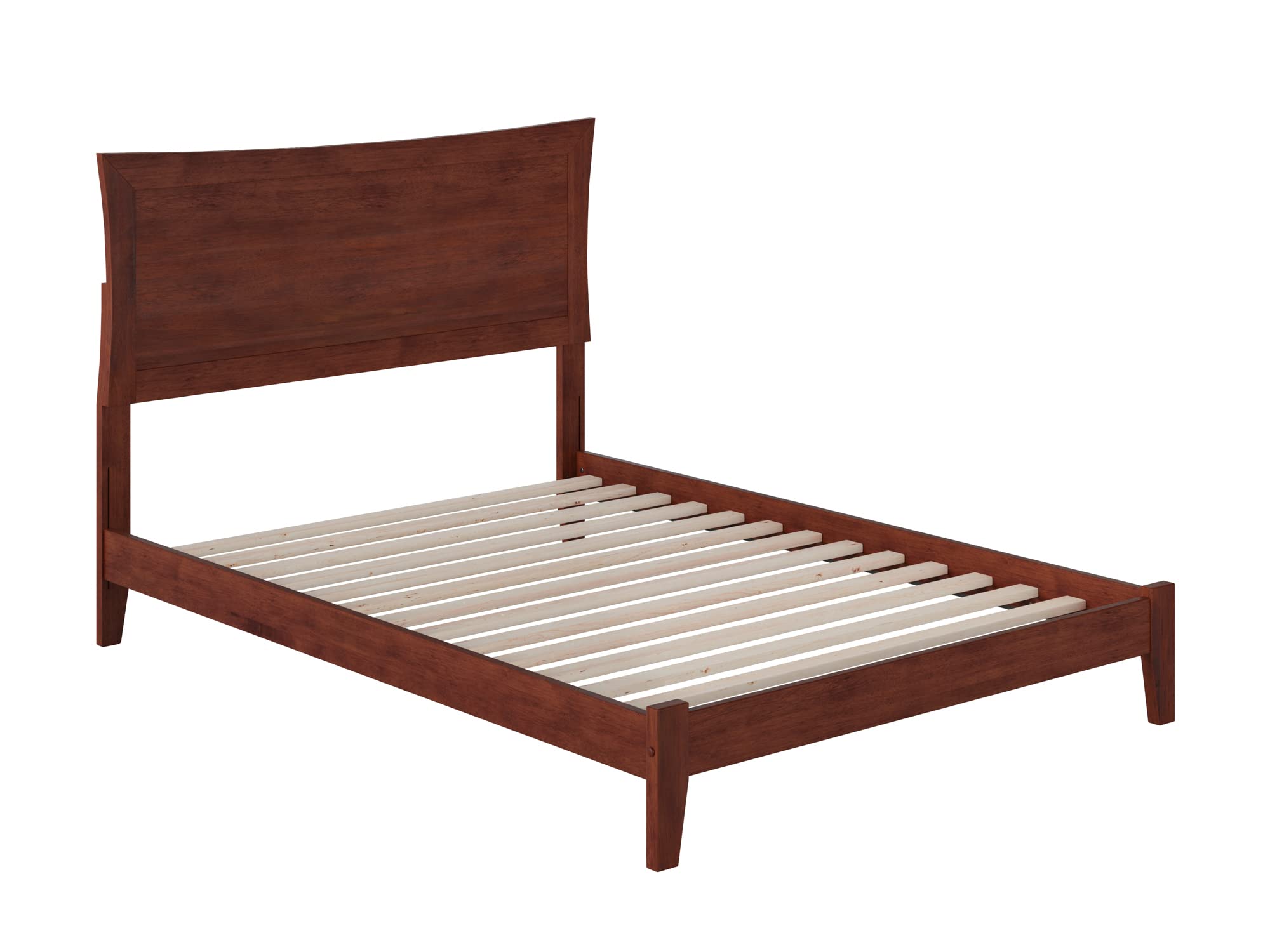 AFI, Metro, Low Profile Wood Platform Bed, Full, Walnut