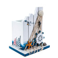 Pen Holder Wooden Nautical Decoration Helmsman Decor Pencil Holder Organizer For Home Office Desktop Nautical Favors
