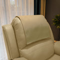 AmazeCov Non Slip Headrest Cover for Furniture Slipcovers,Faux Leather Headrest Protector for Recline Chair Vinyl Head Protector