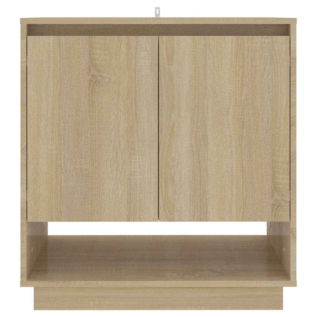 vidaXL Sideboard Sonoma Oak 27.6&quot;x16.1&quot;x29.5&quot; Engineered Wood