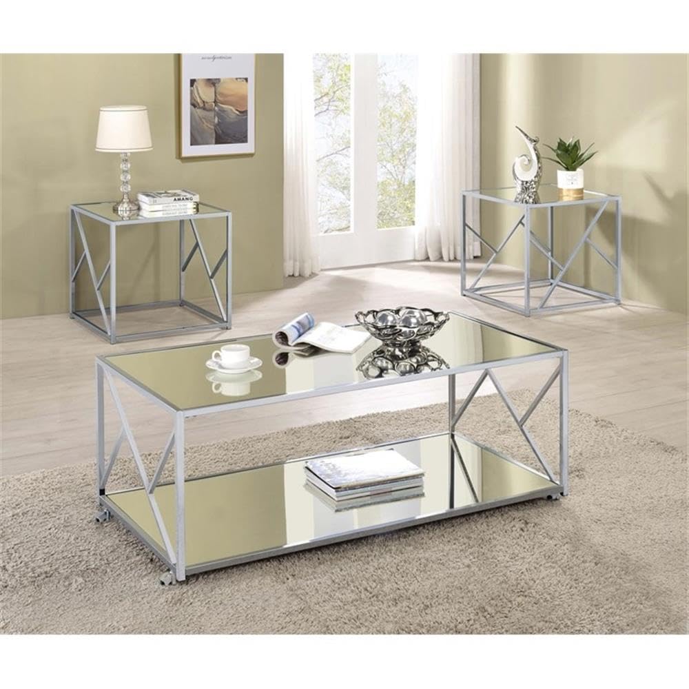 Coaster Home Furnishings 3 PC Occasional Table Set