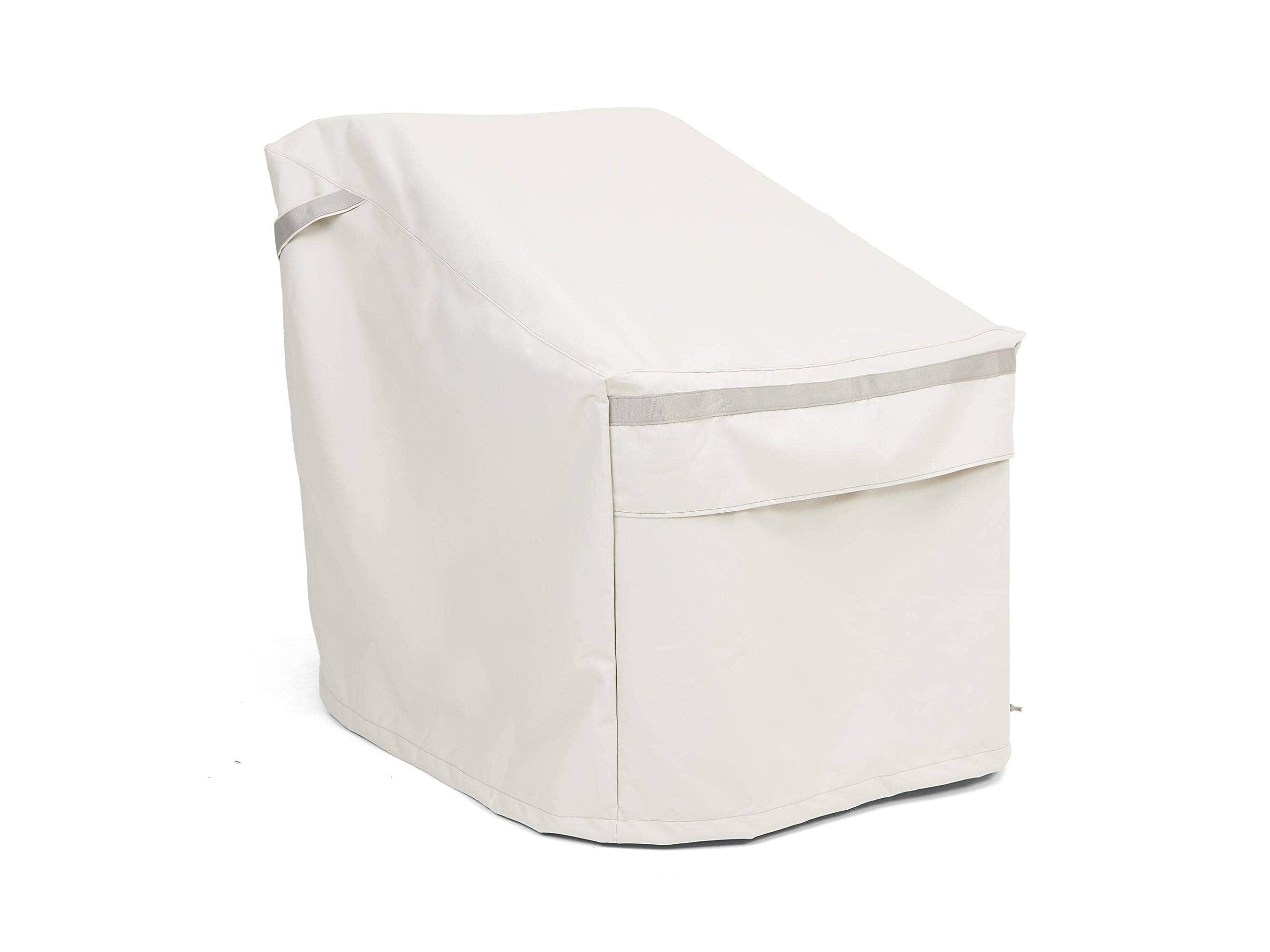 Covermates Outdoor Chair Cover - Premium Polyester, Weather Resistant, Drawcord Hem, Seating And Chair Covers, 36W X 35D X 32H, Stone