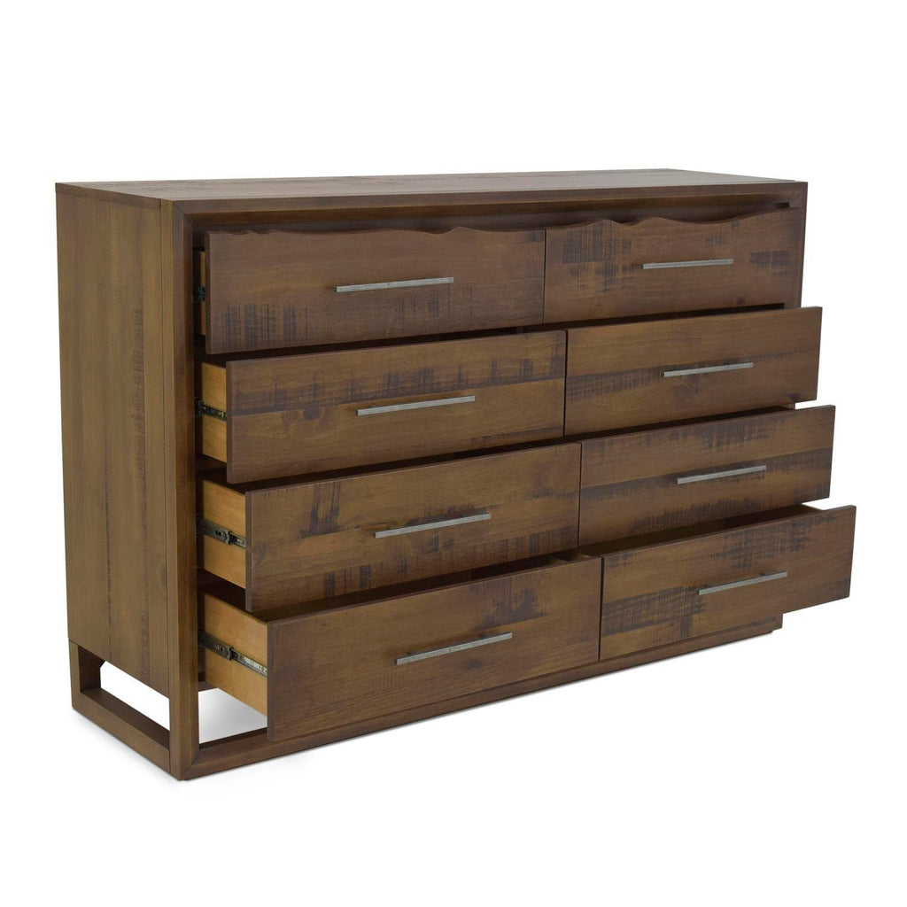Steve Silver Lofton 8-Drawer Mocha Brown Wood Dresser
