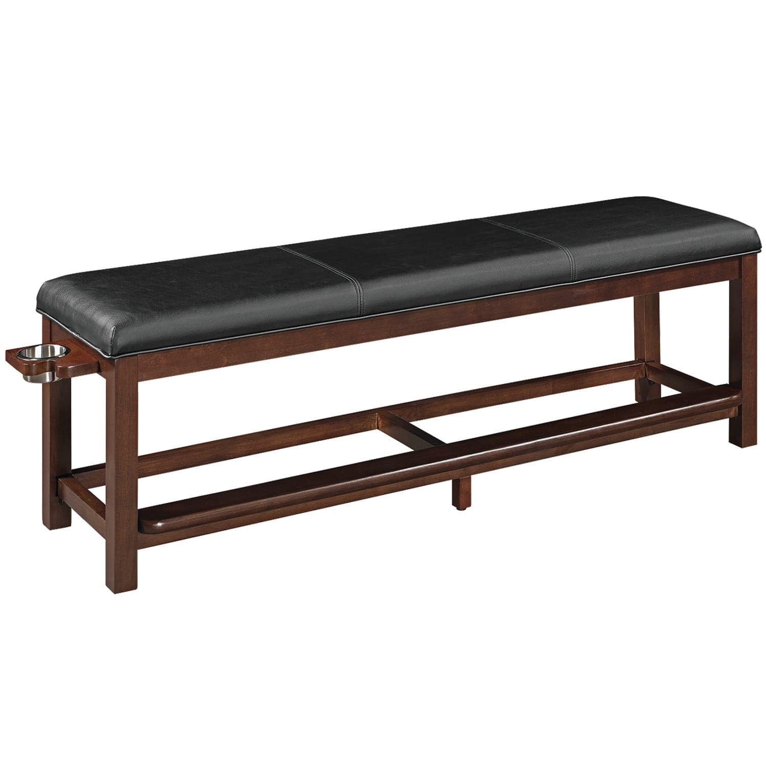 Ram Game Room Spectator Storage Bench Cappuccino