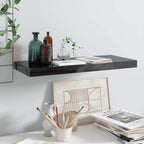 Vidaxl Floating Wall Shelf High Gloss Black 23.6''X9.3''X1.5'' Mdf