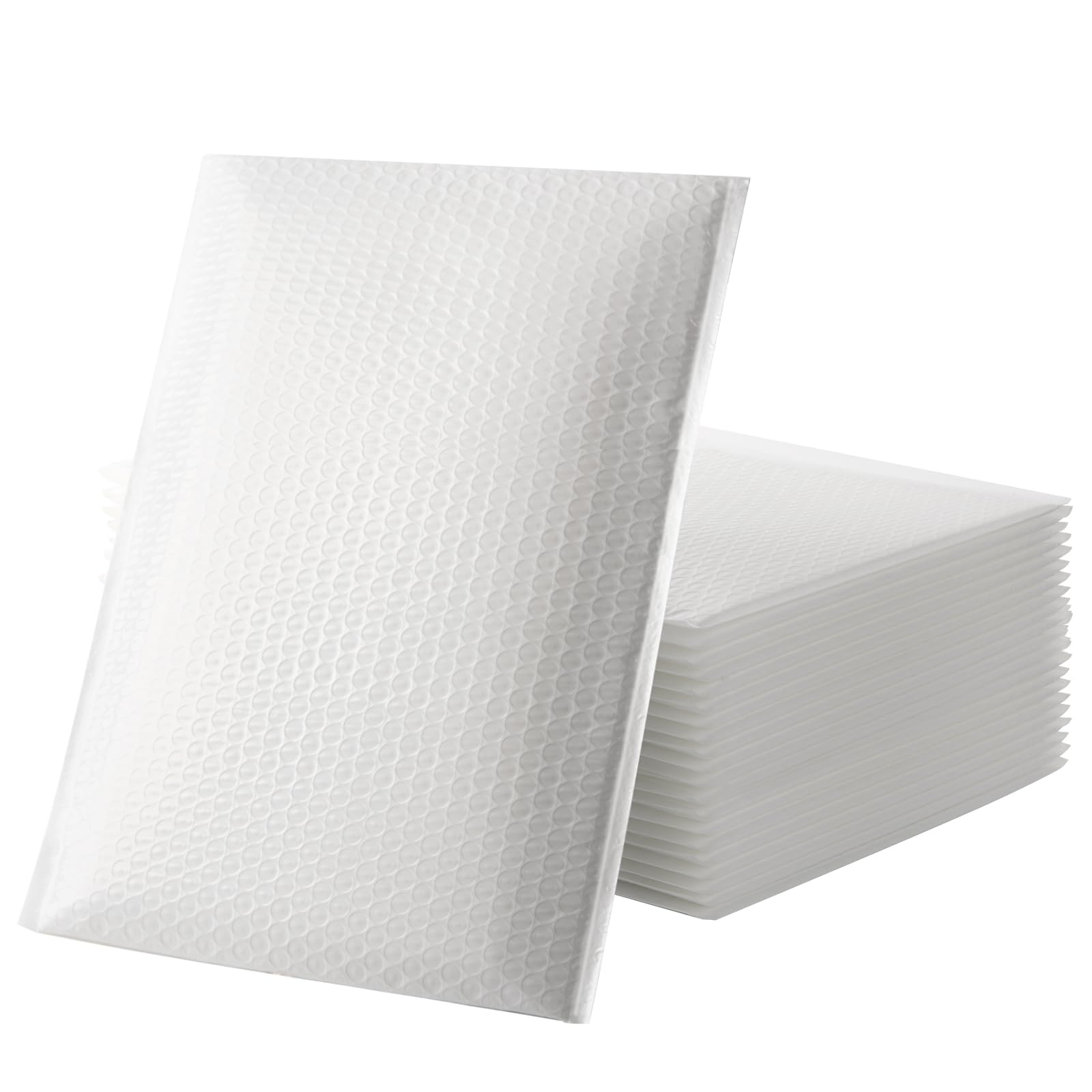 Zmybcpack 30 Pack White Bubble Mailers 10.5X16 Inch Poly Padded Envelopes Self-Seal Bubble Mailer Shipping Envelopes For Shippin
