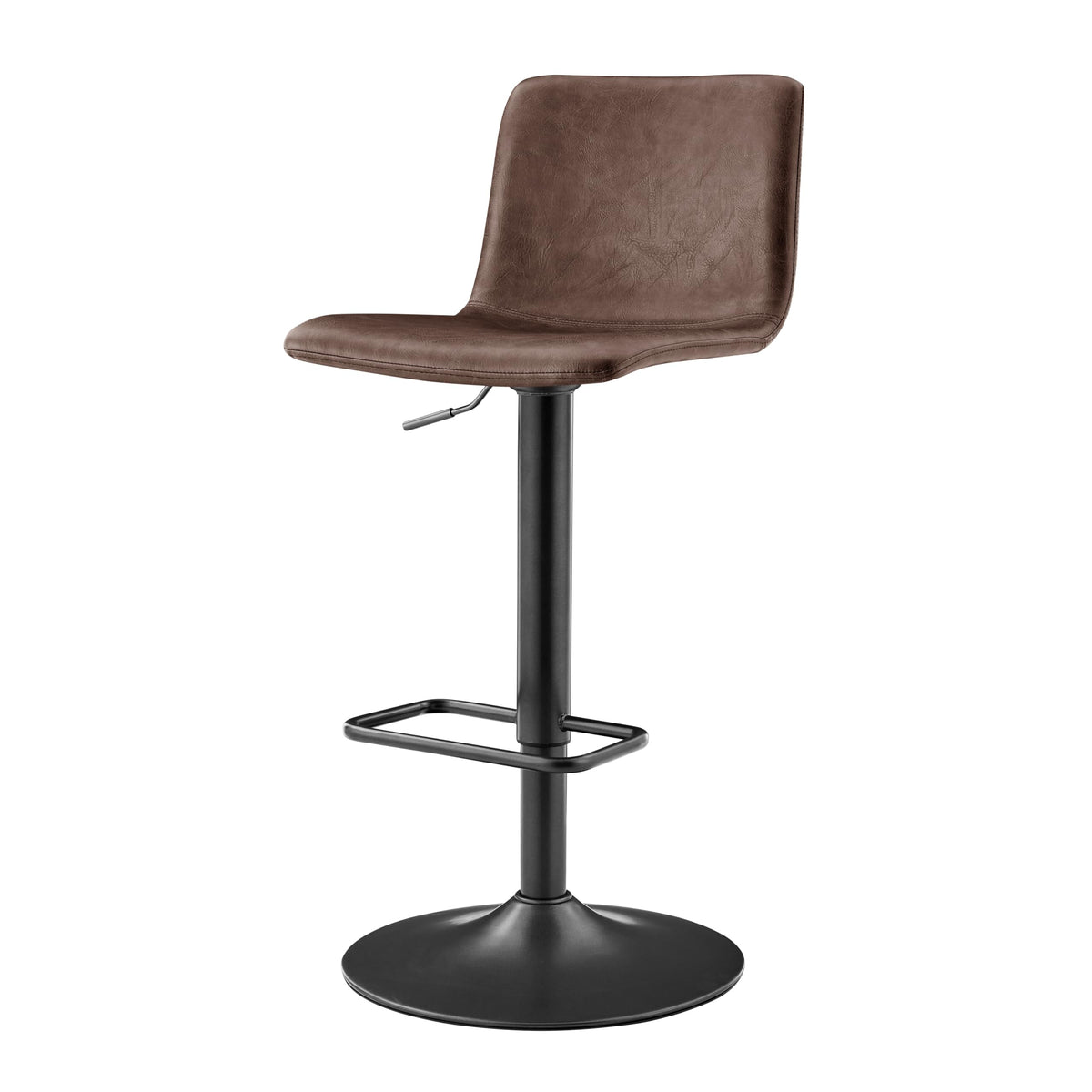 Npd Furniture And More Bruce Pu Gaslift Bar Stool, (Set Of 2)