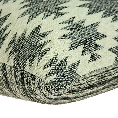 HomeRoots 100% Cotton Parkland Collection Awnee Southwest Tan Pillow Cover with Down Insert