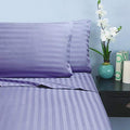 Elegant Comfort Wrinkle & Fade Resistant 1500 Thread Count - Damask Stripes Egyptian Quality Luxurious Silky Soft 4Pc Sheet Set,