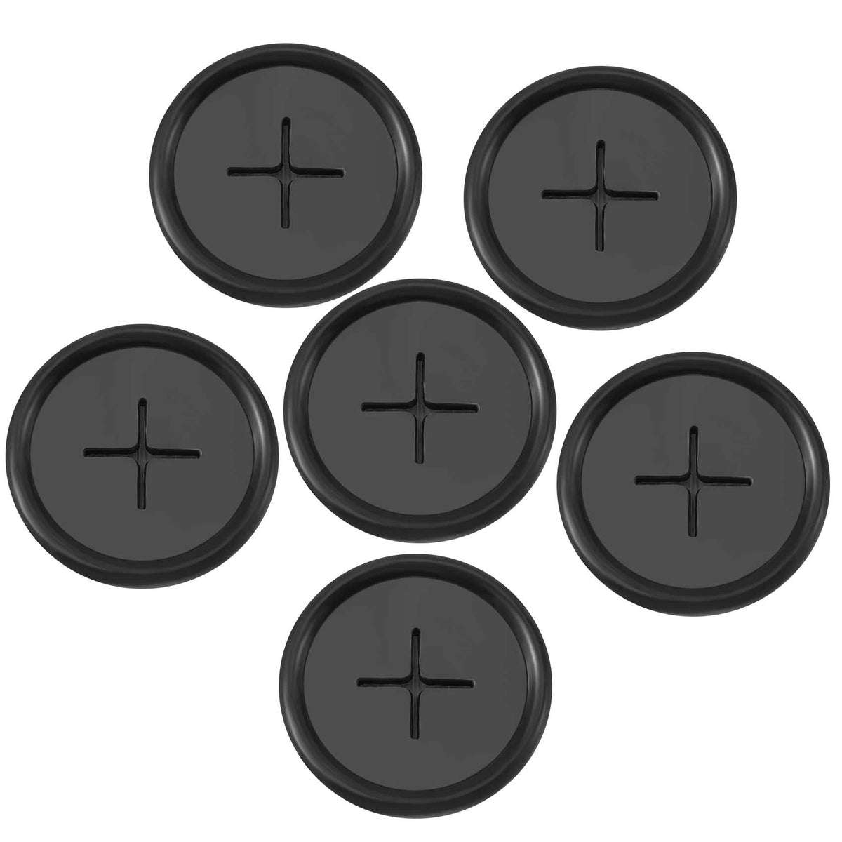 Pagow 6Pcs Rubber Meat Probe Gasket, Replacement Probe Grommet Parts For Wood Pellet Grills, Diameter 0.94 Inch / 24 Mm, Metal T