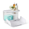 YouCopia Hideaway Toilet Cabinet, Over The Toilet Bathroom Organizer for Paper Rolls, Wipes and Accessories