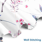 Awert Bird Shower Curtain With Hooks Colorfur Cheery Birds On Tree Branch Shower Curtain For Bathroom Waterproof Fabric Bathroom