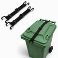 2 Pack Trash Can Lock Straps for Raccoons & Small Animals, 2896 Gal