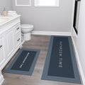 TECH LOGO ELECTRONICS 2in1 Bathroom mat AntiSlip Bath & Shower Mat,QuickDry & Non Slip Bathroom Mat,Floor Mat with Foot Scrubber