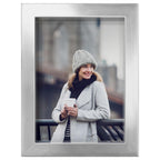 Renditions 5x7 inch Solid Wood Picture Frame, High Definition Glass and High-end Modern Style Ready for Wall and Tabletop Photo 