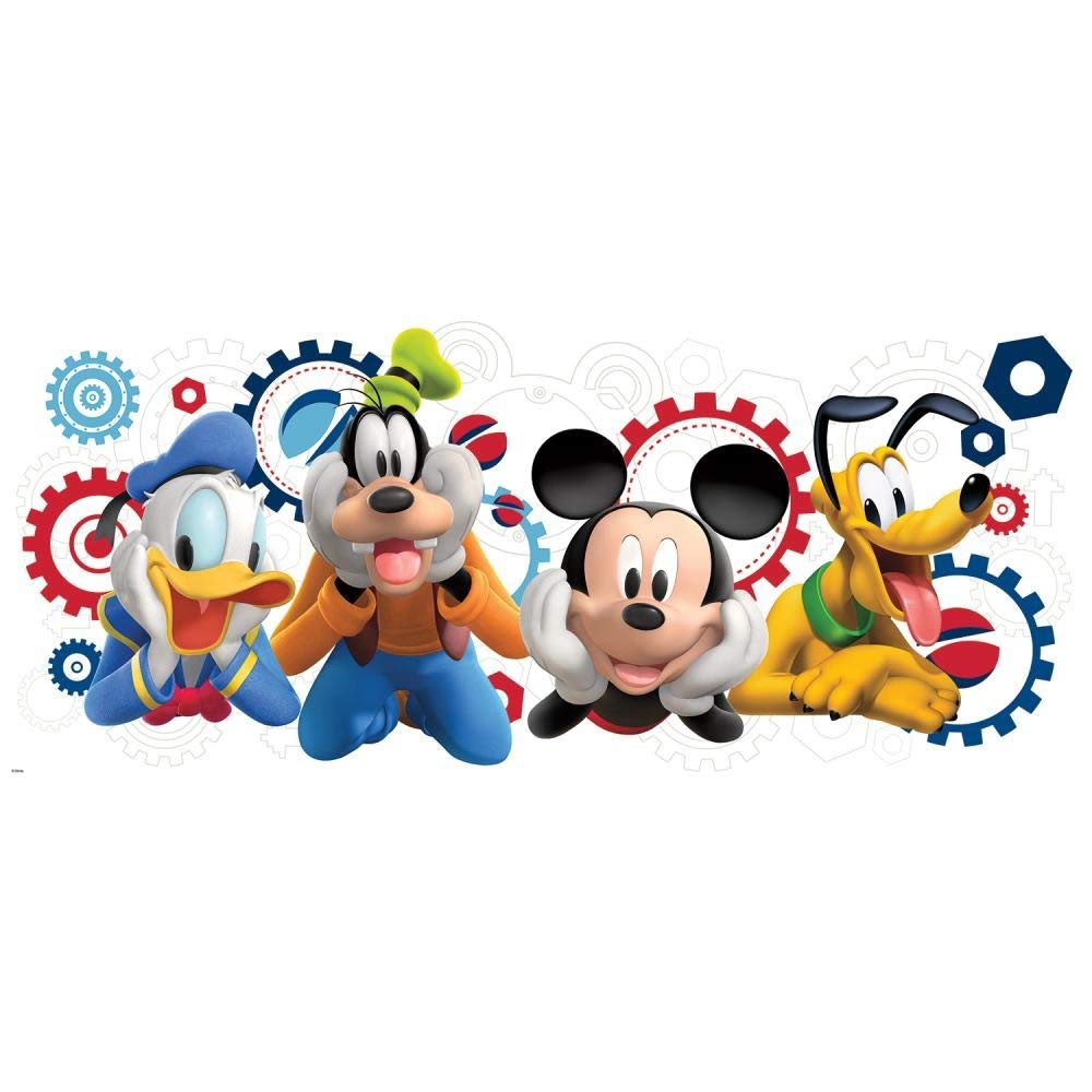 RoomMates RMK5184GC Mickey & Friends Border Peel and Stick Wall Decals