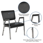 Flash Furniture Bariatric Chairs, 1 Pack, Black Vinyl