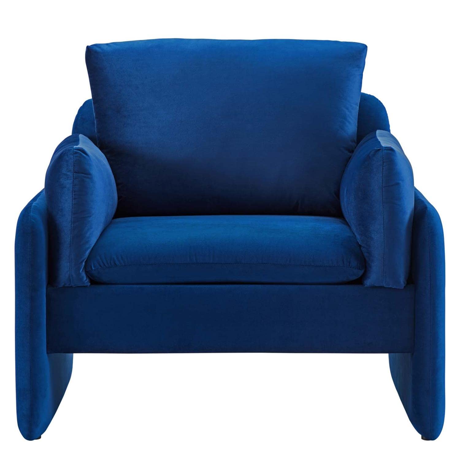 Modway Indicate Performance Velvet, Armchair, Navy
