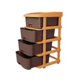 Plastic Modular Drawer Storage Organizer | Multipurpose Storage Chest With AntiSlip Design | Large Capacity Drawer Rack For Clo