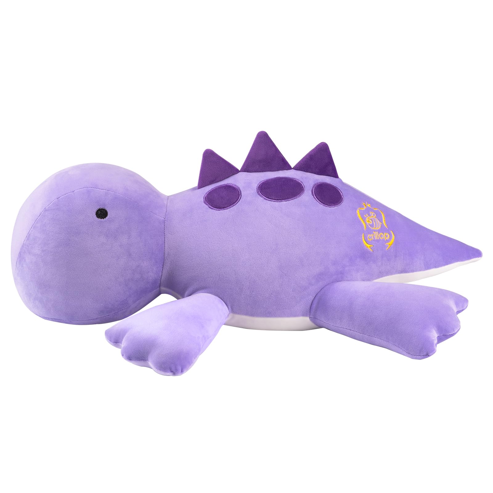 4Lb Cute Weighted Stuffed Animals Plush - 24 Inch Soft Weighted Dinosaur Plush Toy Pillow For Adults And Children