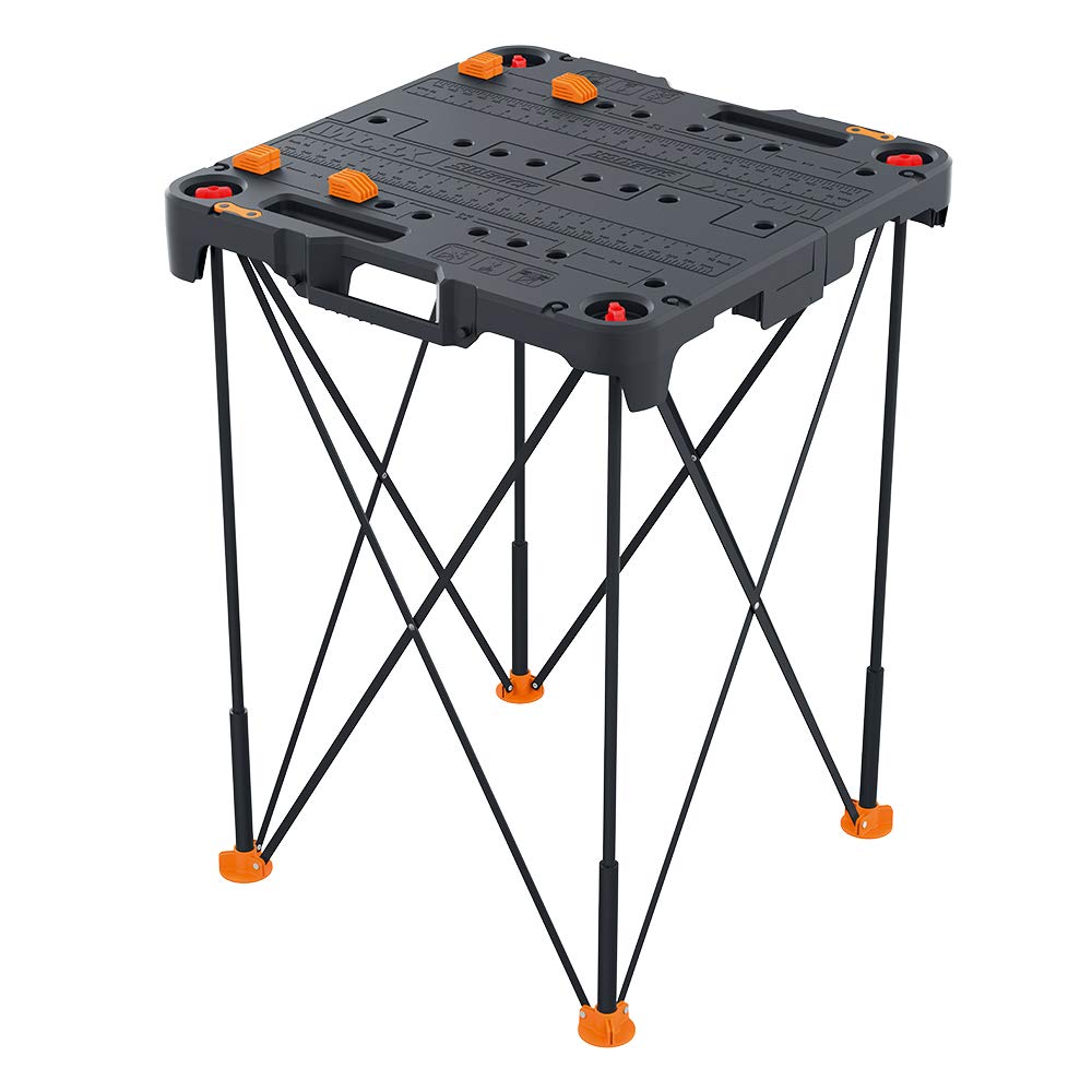 Worx Wx066 Sidekick Folding Work Table, Portable All-In-One Work Bench