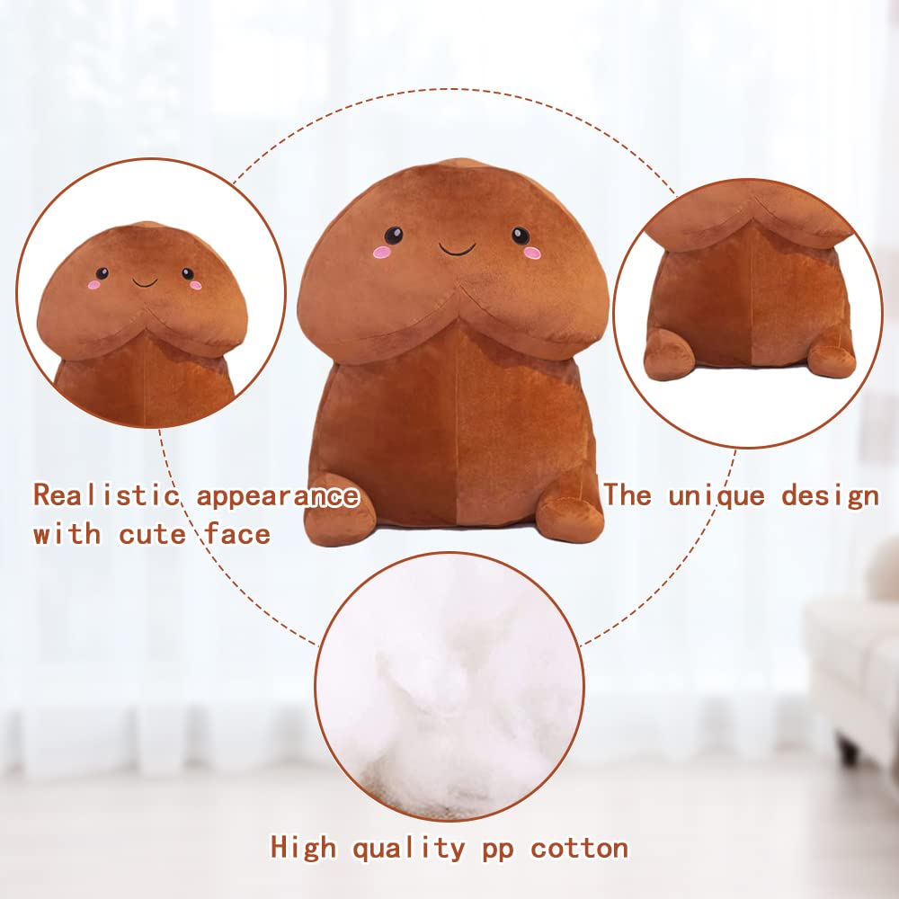 Rzufzpnb Funny Plush Pillow Cartoon Soft Stuffed Plush Home Decor Pillow Cute Creative Plush Prank Festival Gift For Friend (Bro
