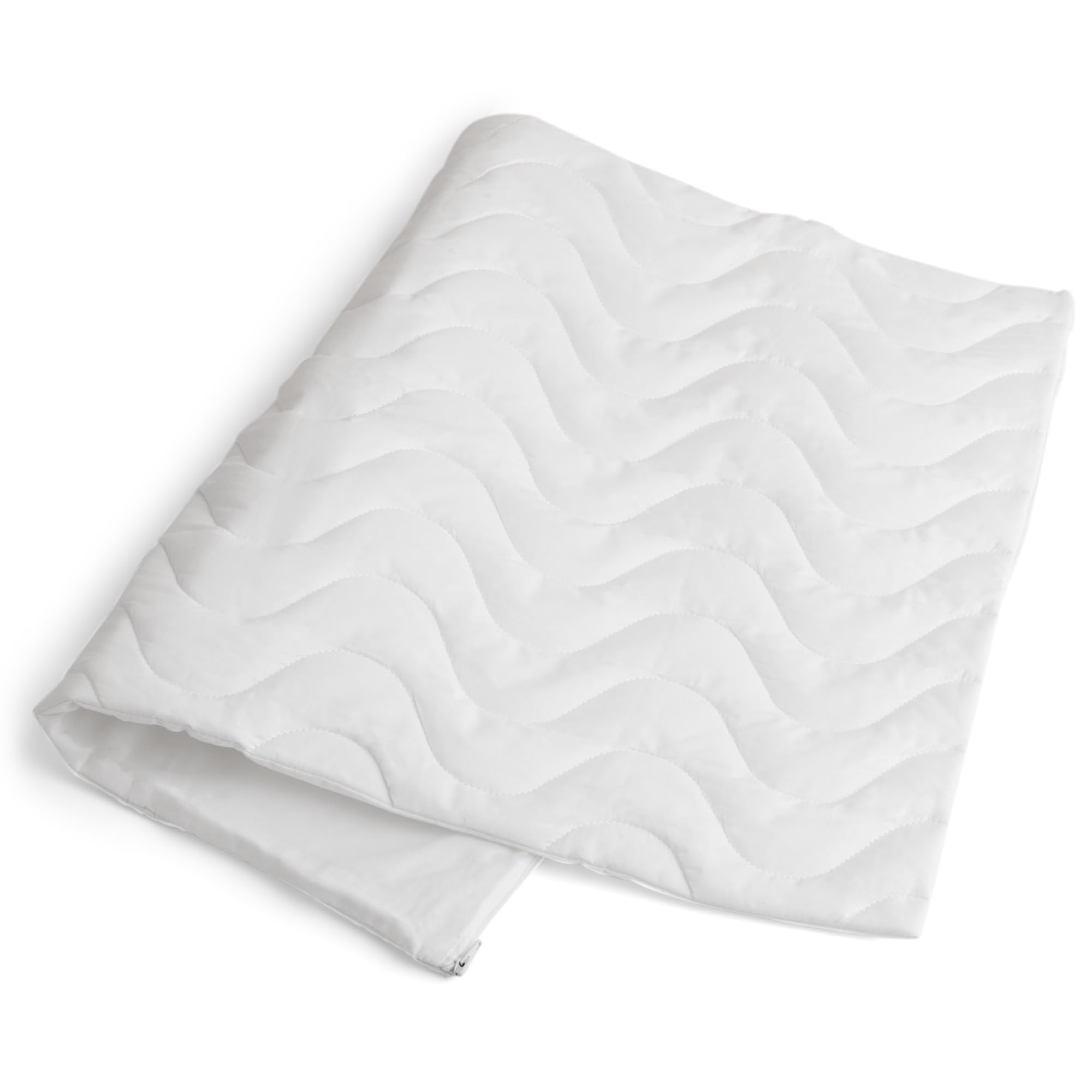 Mediflow Quilted Pillow Protector: Zippered Protection From Dust And Allergens, Adds A Layer Of Luxury And Comfort