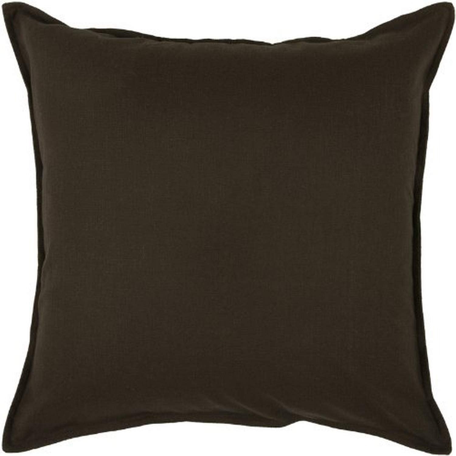 Rizzy Home | T03427 | Poly Fill Decorative Pillow | 20"X20" Brown/Neutral/ Solid