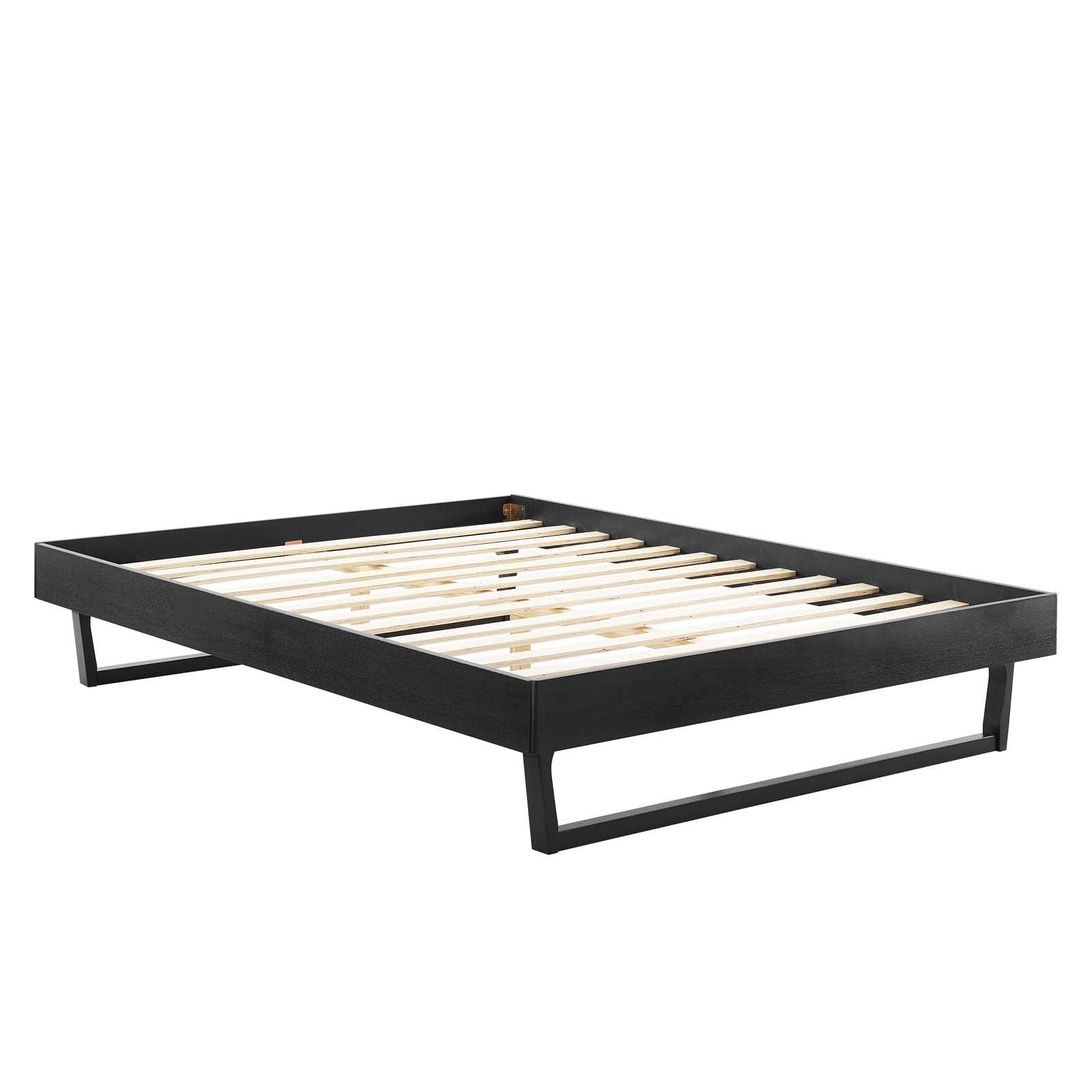 Modway Mod-6213-Blk Billie Full Wood Platform Bed Frame, Black