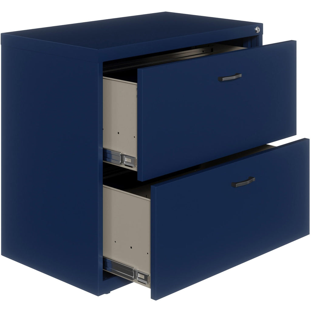 Lys Soho Arc Pull Steel Lateral File, Navy