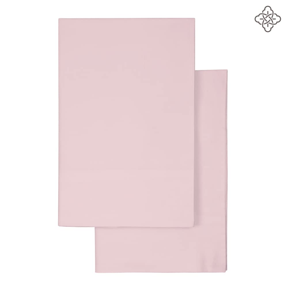 Bioweaves 100% Organic Cotton Pillow Cases 300 Thread Count Soft Sateen Weave Gots Certified - Standard/Queen Size, Set Of 2, Gl