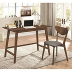 Coaster Home Furnishings 2-Piece Writing Desk Set Walnut