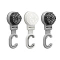 GadgetNova 3 Pack Suction Cup Mop and Broom Holder Wall Mount