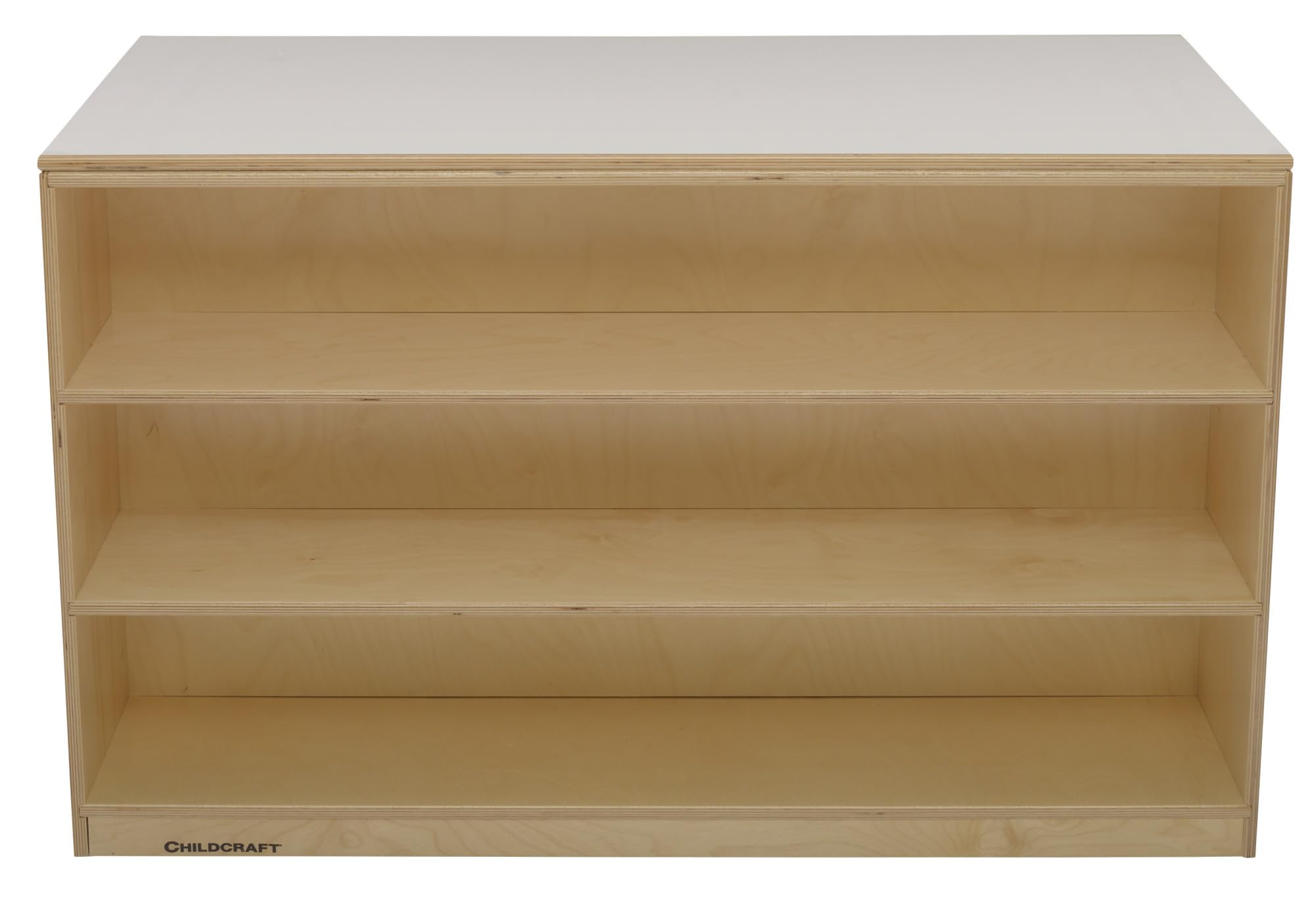 Childcraft Mobile Double-Sided Storage Unit, 12 Translucent Color Trays, 47-3/4 x 23-3/4 x 30 Inches