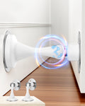 Heleman Magnetic Door Stoppers For Bottom Of Door: 2Pack Stainless Steel Door Stops Holder Catch Magnet For Wall Floor Mount - E